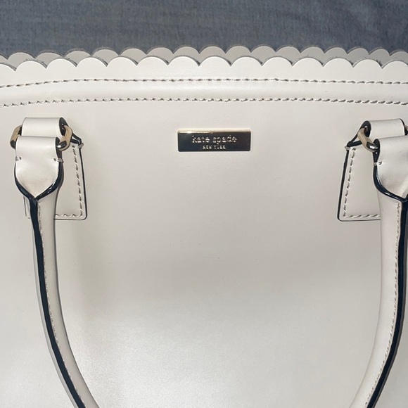 Kate Spade scalloped spring Marguerite Leather Satchel - Picture 9 of 10